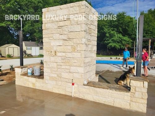 Custom pool project by Backyard Luxury Pool Designs