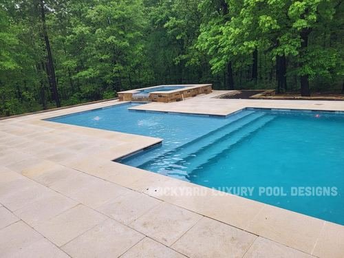 Custom pool project by Backyard Luxury Pool Designs