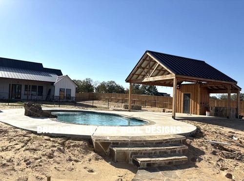 Custom pool project by Backyard Luxury Pool Designs