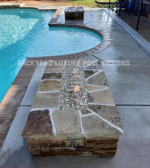 Custom pool project by Backyard Luxury Pool Designs