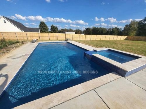 Custom pool project by Backyard Luxury Pool Designs