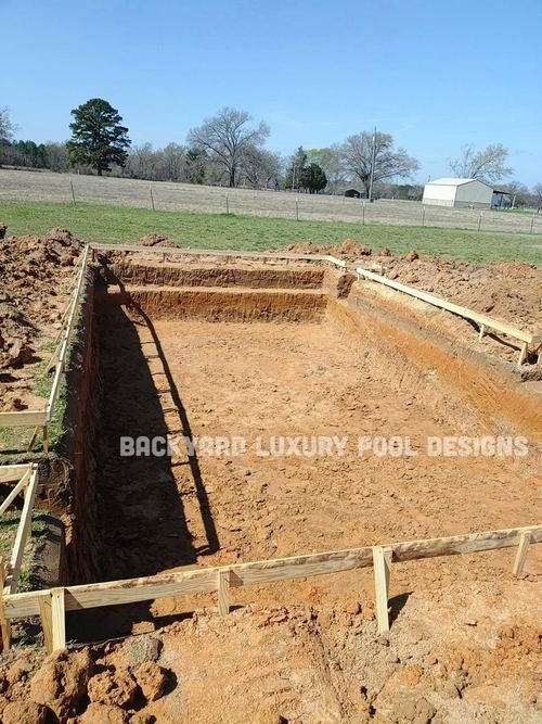 Custom pool project by Backyard Luxury Pool Designs
