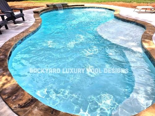Custom pool project by Backyard Luxury Pool Designs